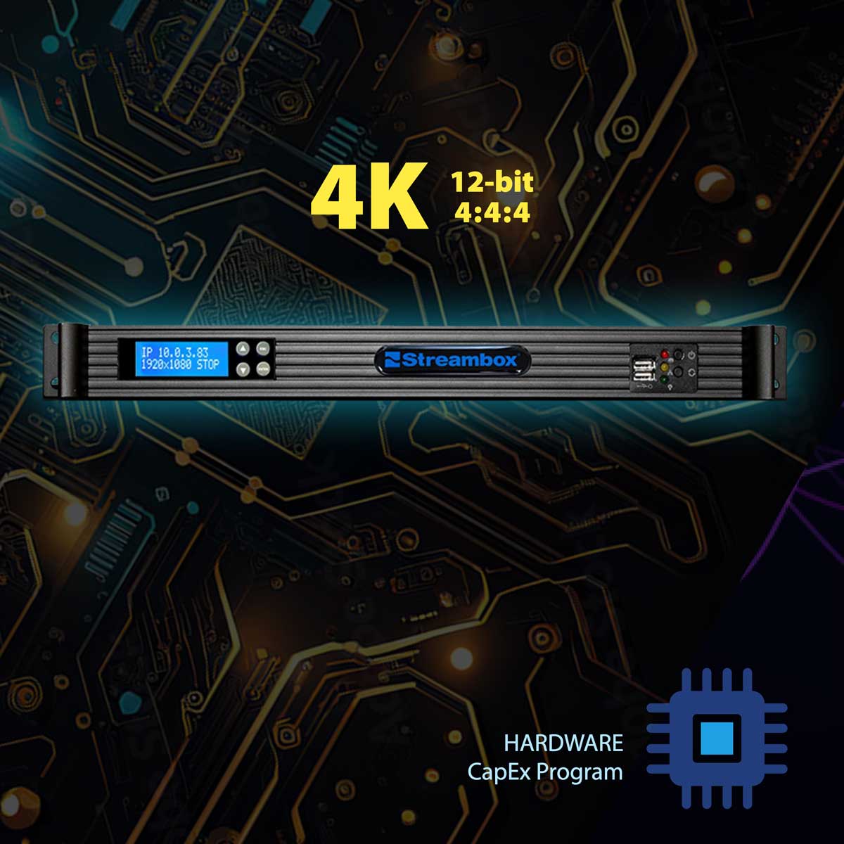 Chroma 4K 12-bit 4:4:4 Encoder/Decoder